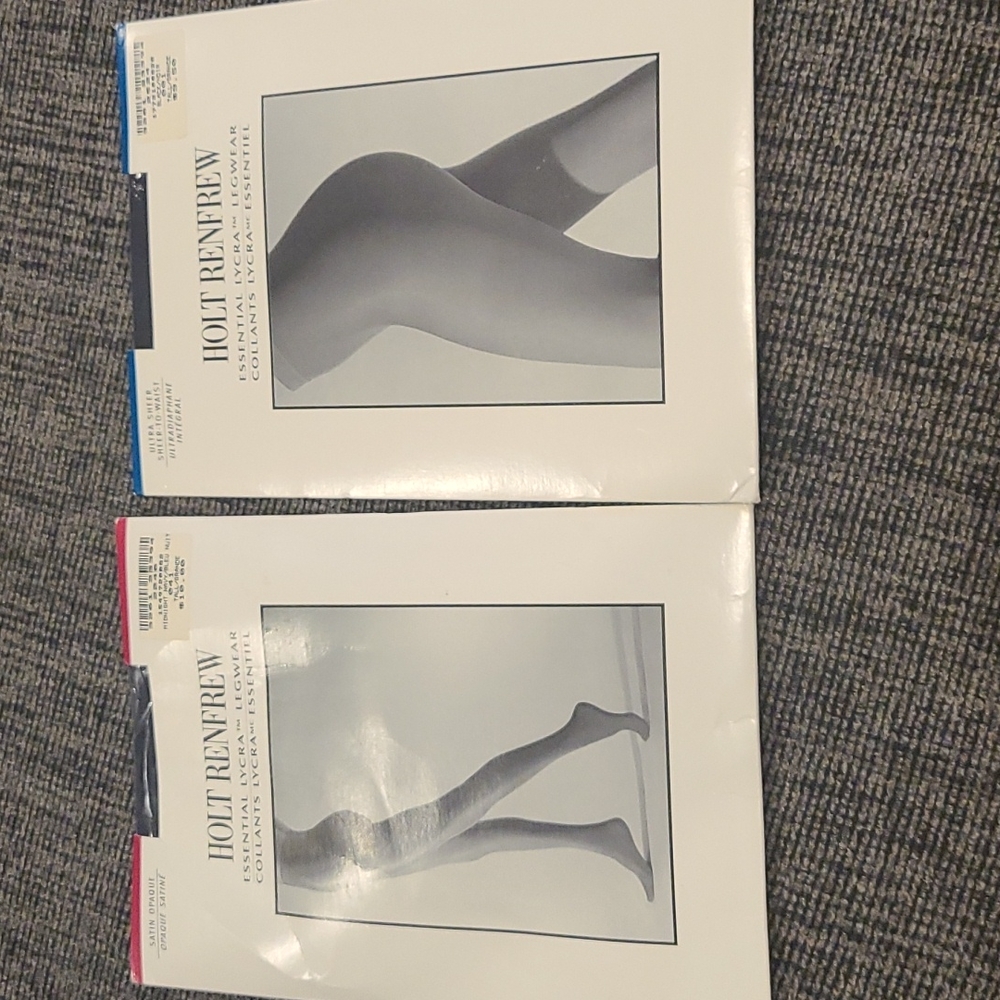 New Holt Renfrew 2 pair Tall Pantyhose